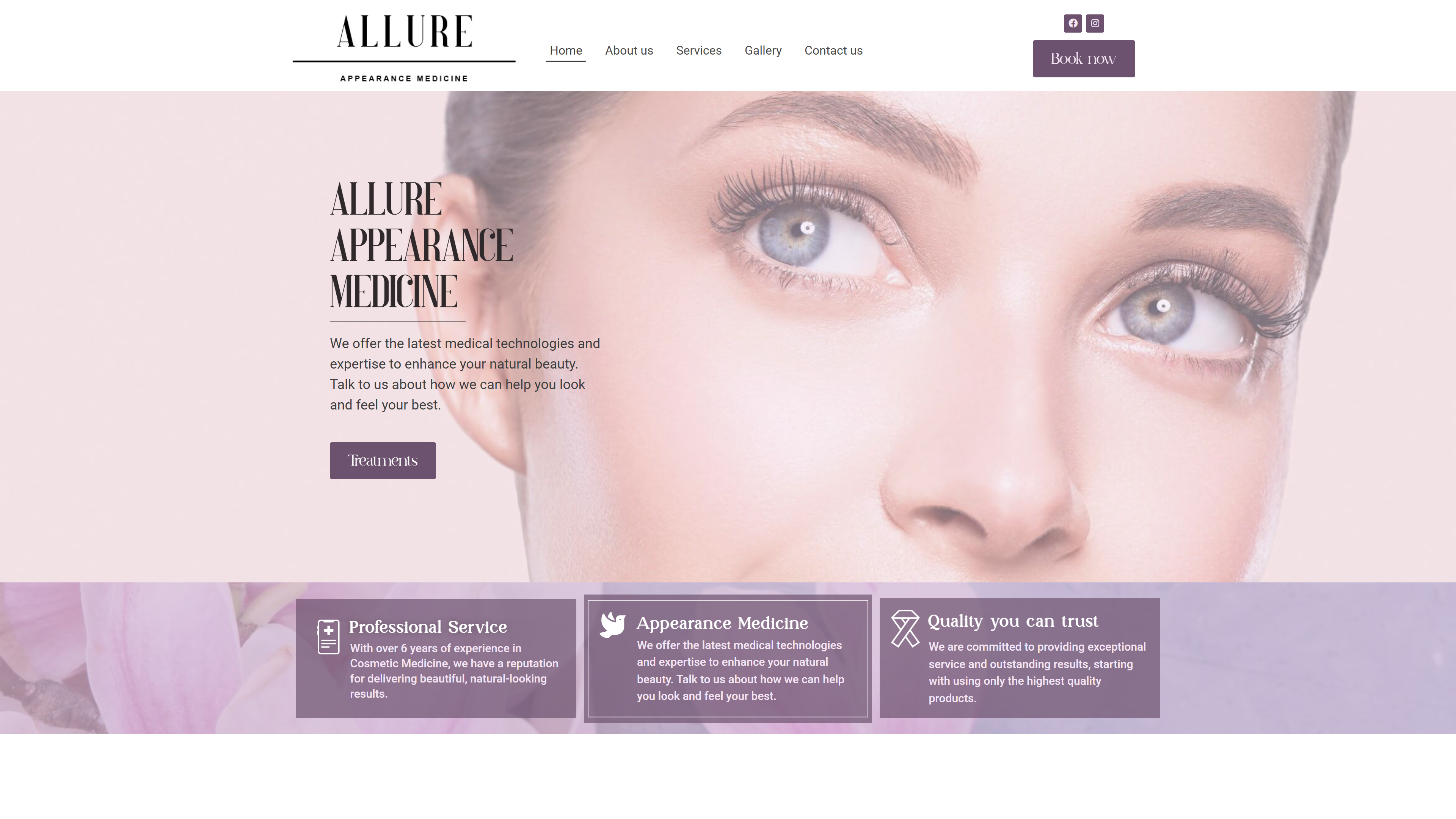 Allure Appearance Medicine — before